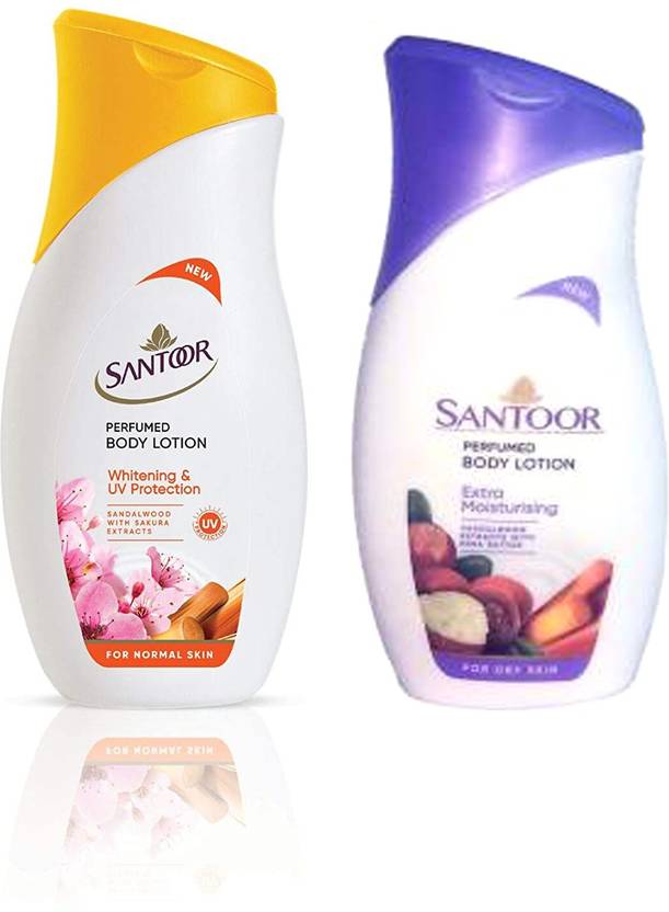 santoor Whitening and UV Protection and Extra Moisturising Body Lotion