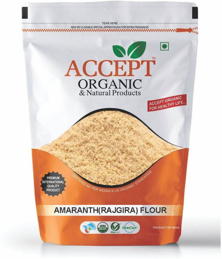 ACCEPT ORGANIC ORGANIC AMARANTH/RAJGEERA FLOUR Price in India Buy