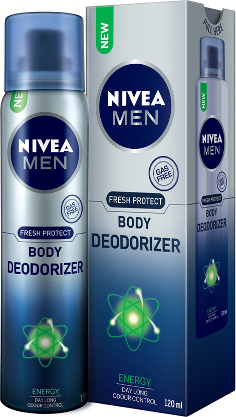 NIVEA Men Fresh Protect Body Deodorizer Energy Deodorant Spray  -  For Men(120 ml)