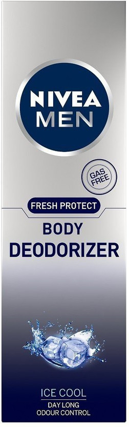 NIVEA Fresh Protect Body Deodorizer Ice Cool, 120ml Deodorant Spray  -  For Men(120 ml)