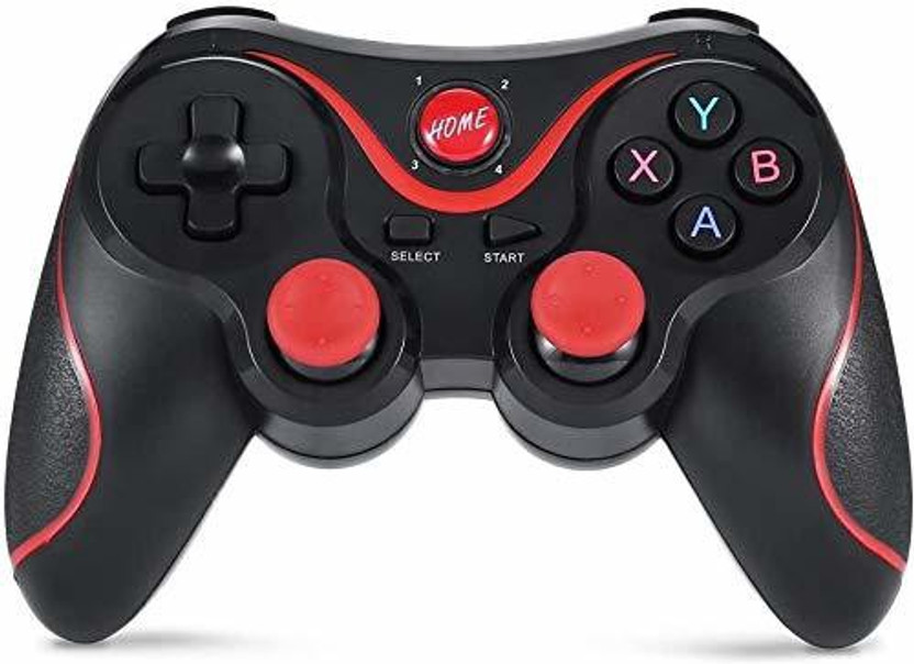 Tech Aura Gen X3 Bluetooth Wireless Gaming Controller, Joystick Gamepad Computer Game Controller for PC  Motion Controller(Black, Red, For PC)