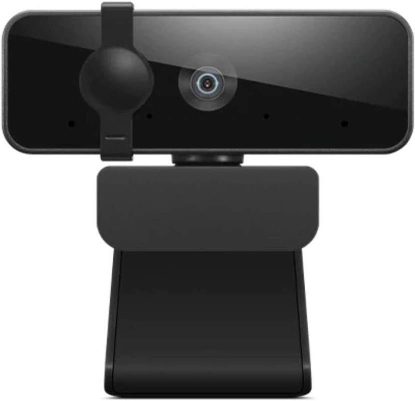 Lenovo Essential FHD Webcam 2 MP HD  Webcam with Built-In Microphone USB Connectivity(Black)