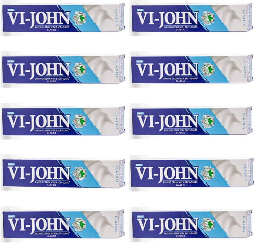 VIJOHN Shaving Cream Classic With BactiGuard 10N x 125g Price in