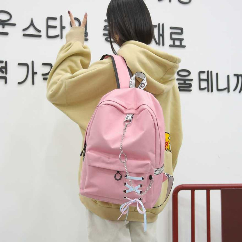 Pink backpack sale