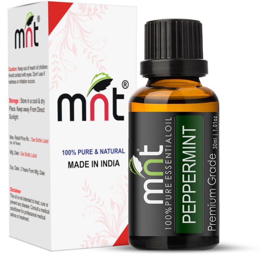 mnt Peppermint Essential Oil (30ML) 100% Pure Natural & Therapeutic Grade For Aromatherapy, Skin, Acne & Hair Growth(30 ml)