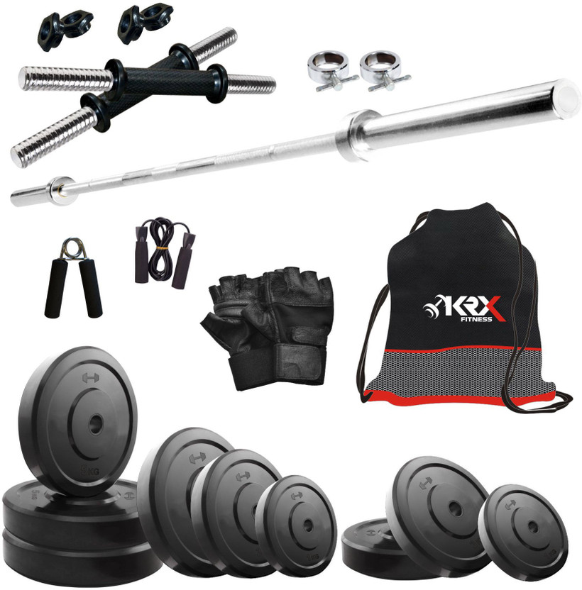 KRX KRX 40 kg COMBO 9 Home Gym Combo - Flipkart Deal