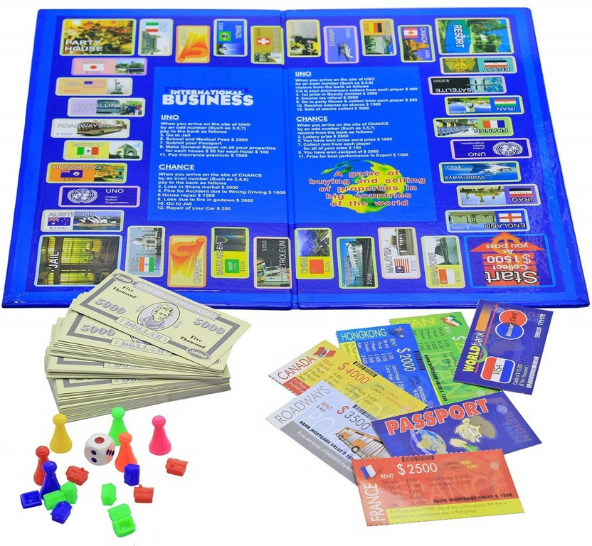 Freshh Club International Business A Board Game. Kids Games Board Game Accessories