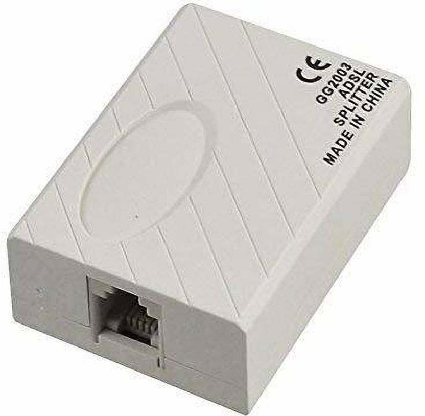 Sadow Pack of 1 ADSL/VDSL/APDT Splitter for Landline Telephone and