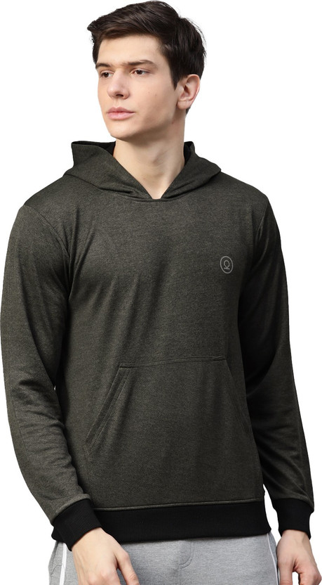 Sleeve Self Design Men Sweatshirt 