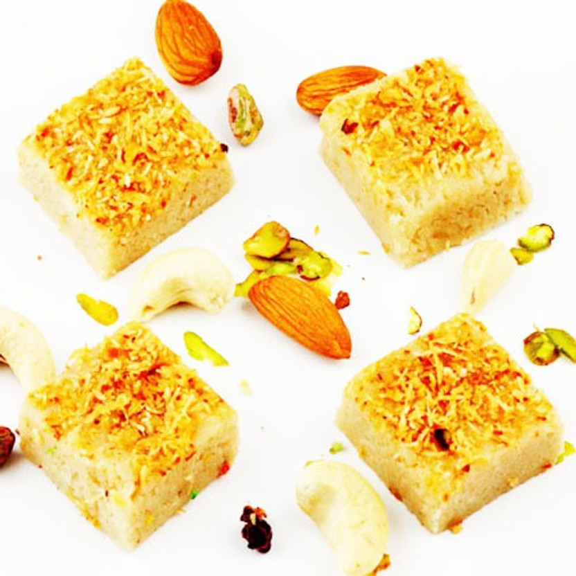 Ghasitaram Gifts Sweets- Kaju Butterscotch Squares 800 gms(800 g)