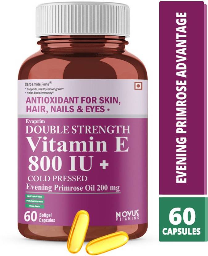 CF Vitamin E 800 IU 200mg Evening Primrose Oil Capsules for Face & Hair Price in India Buy CF