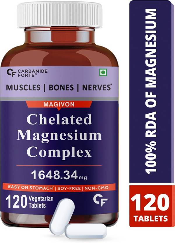 CF Chelated Magnesium Glycinate Citrate Oxide Supplement 1648mg Per