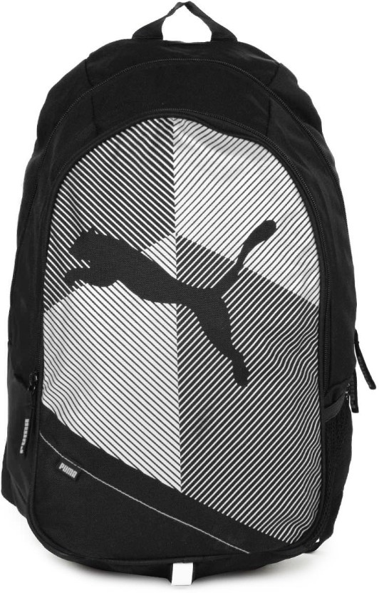 puma black and gold backpack