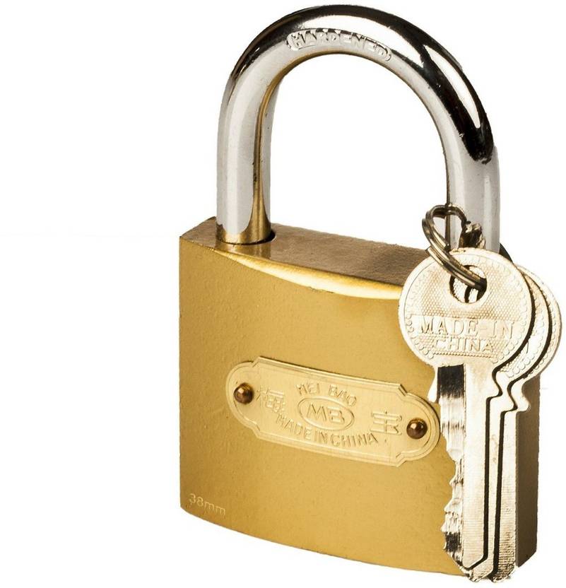 Volo Heavy Duty Iron AntiPick Hardened Padlock (38 mm) Padlock Buy