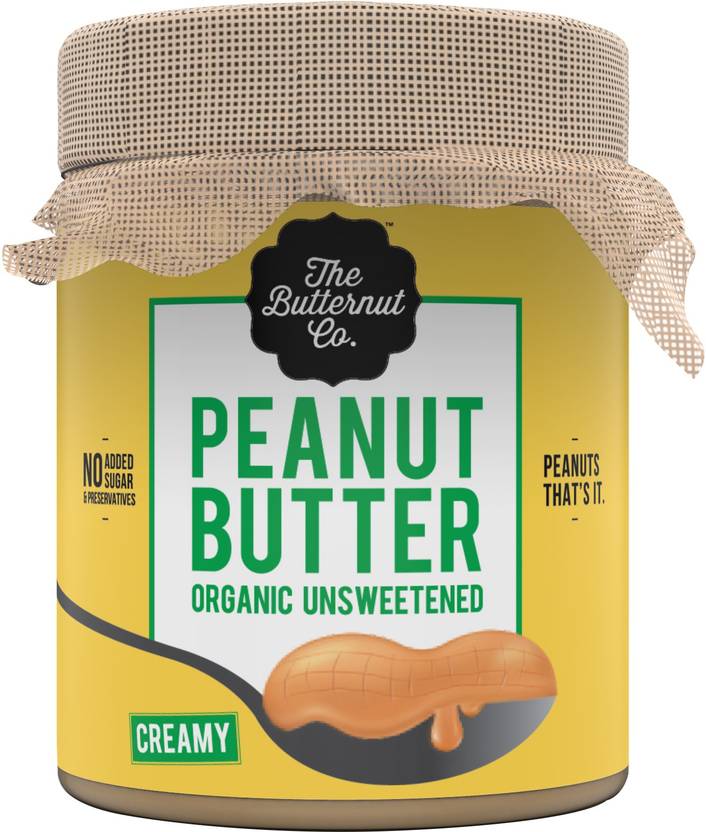 The Butternut Co. Unsweetened Organic Peanut Butter 200 g Price in