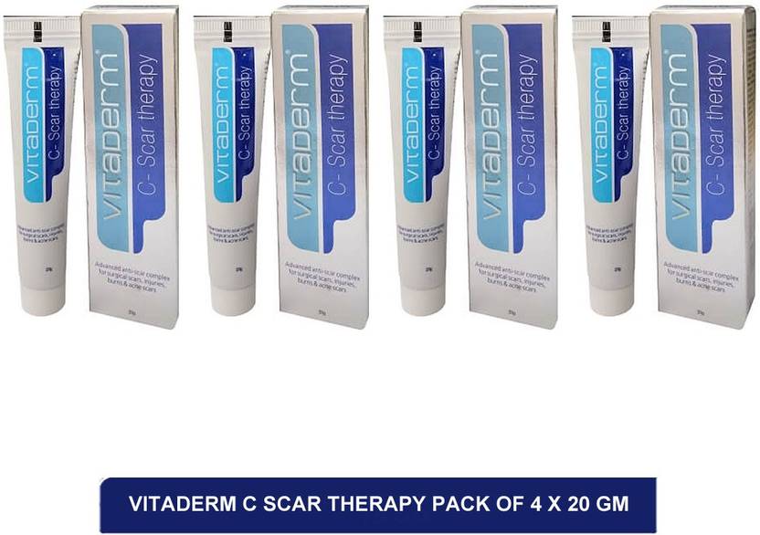 Vitaderm c scar therapy pimple holes removal cream(pack of 4)20g