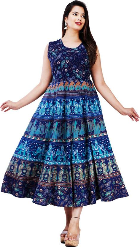 Cotton maxi dress flipkart shop