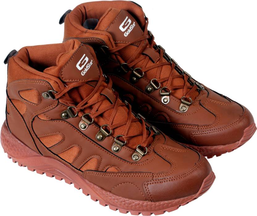 GOLDSTAR 401 Brown Hiking & Trekking Shoes For Men Buy GOLDSTAR 401