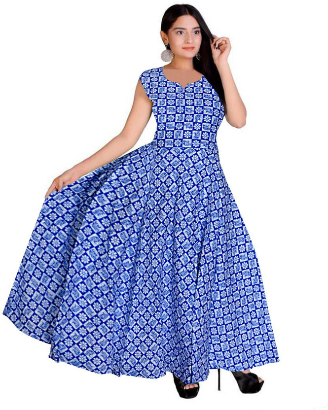 Long frock hexho on flipkart