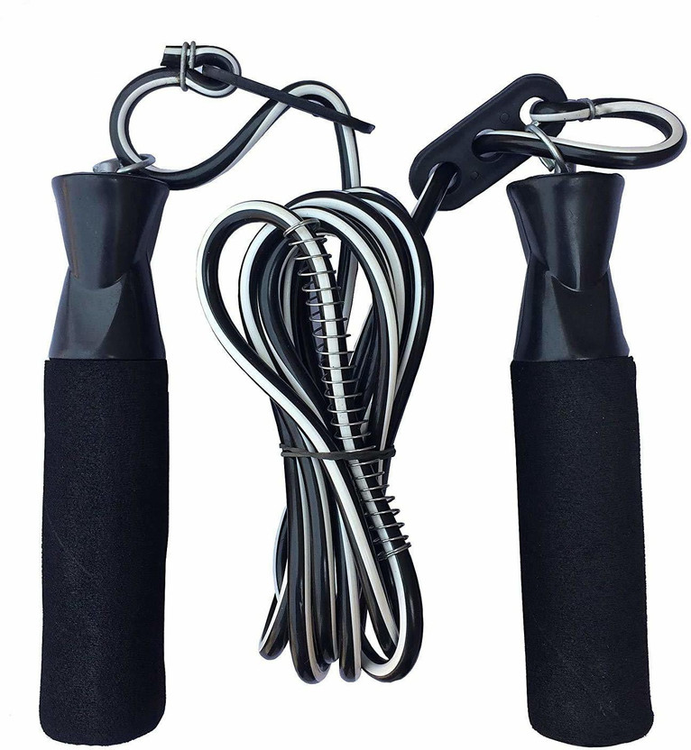 LYCAN fitness Skipping/jump rope with foam handle for fat loss/cardio Ball Bearing Skipping Rope(Length: 275 cm)