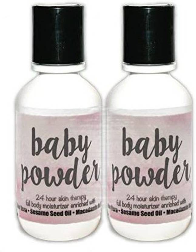 The Lotion Company 24 Hour Skin Therapy Lotion, Baby Powder, 2 Count