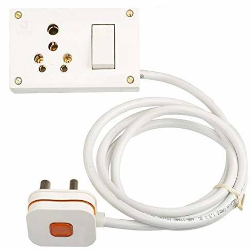 Apro Electric Extension Board Single 16A with Switch and Heavy Duty