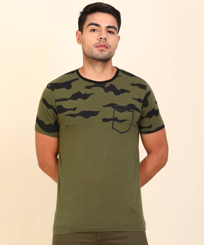 Pepe Jeans Military Camouflage Men Round Neck Green T-Shirt - Buy Pepe  Jeans Military Camouflage Men Round Neck Green T-Shirt Online at Best  Prices in India | Flipkart.com