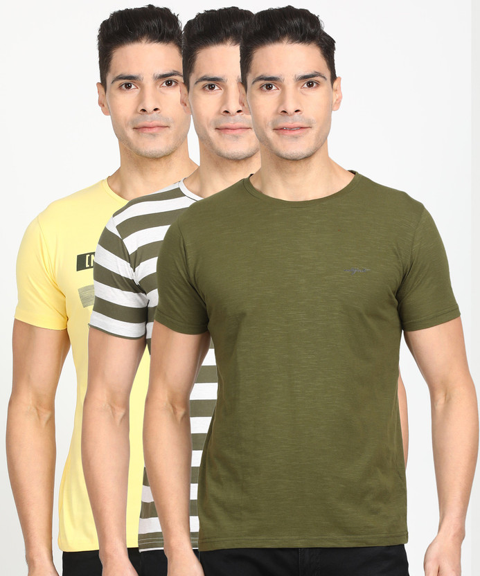 INTEGRITI Printed, Striped Men Round