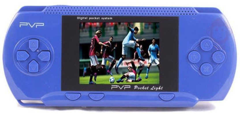 NextTech Digital PVP Play Station 3000 Games NP-055 16 GB with All Digital Games(Blue)