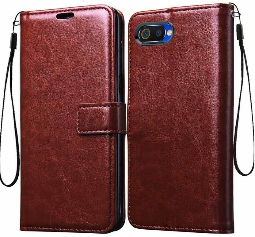Rasmika Flip Cover for Realme C2 Wallet Case with PU Leather Flip