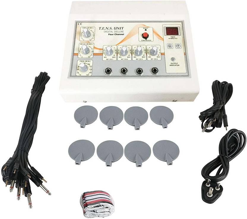 Physiotrack 4 Channel Nerve Stimulator for Physiotherapy Machine NMS