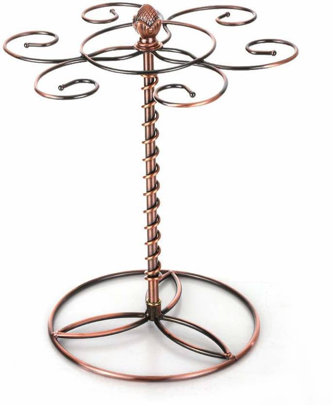 hungry hub Wine Glass Rack Red Wine Glass Drying Rack Glass Rack 6 Wine