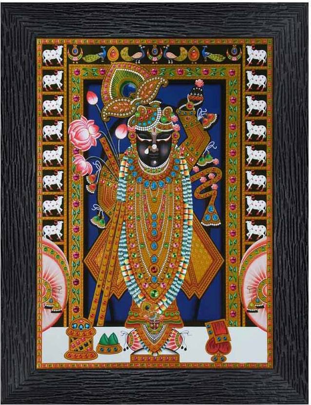 Poster N Frames Shrinathji Nathdwara Religious Frame Price in India