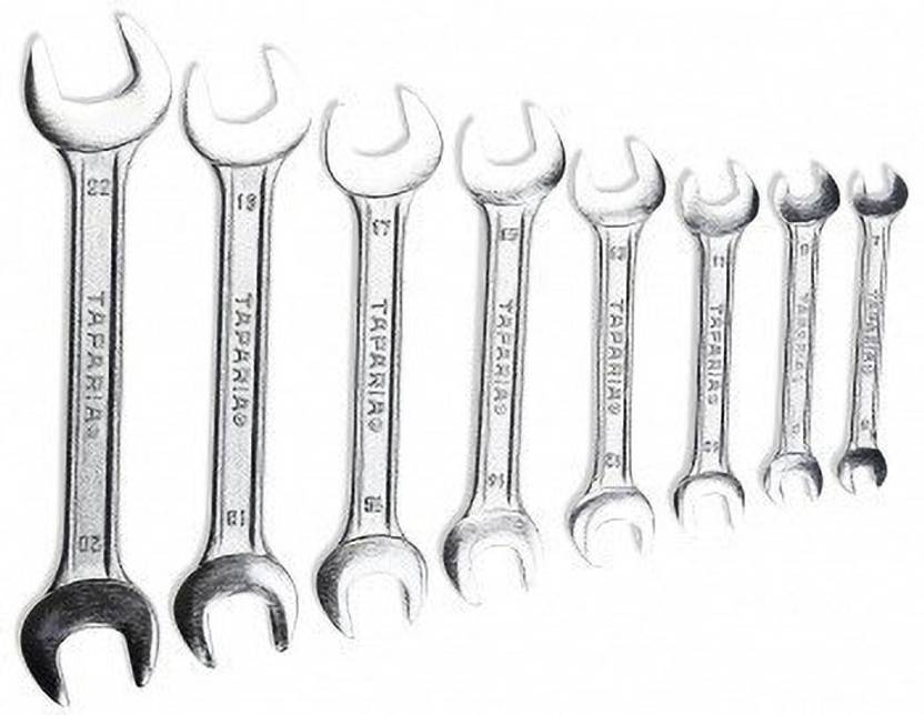 TAPARIA DEP 08 Taparia Double Ended Open Spanner Set Double Sided Open