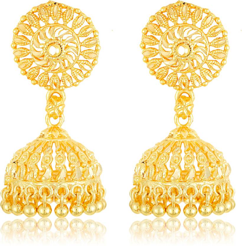 Beige - Priya Handcrafted GS Jute Jhumki Earrings