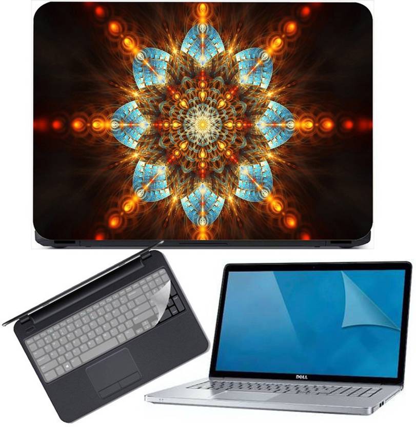 JINGHALALA LAPTOP PRINTED STICKER [ 3 IN {1 LAPTOP SKIN,KEY GUARD