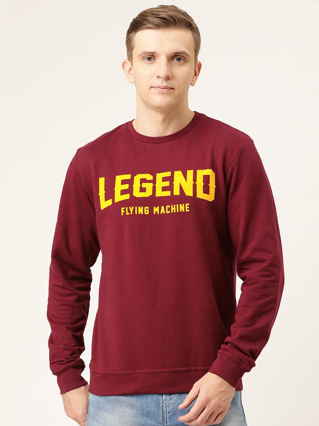 Full Sleeve Printed Men Sweatshirt 
