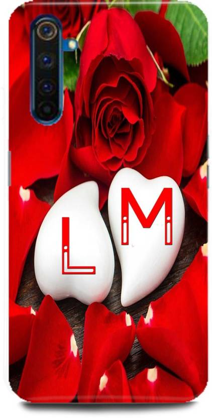 Ignite Back Cover for Realme 6i/RMX2002,L Loves M Name,L Name, M Letter ...