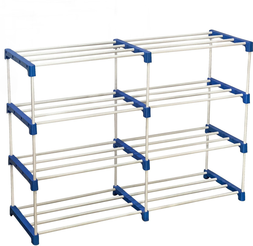 CMerchants Multi Organiser BLue-8 Book Shelf Metal Open Book Shelf(Finish Color - BLUE, DIY(Do-It-Yourself))