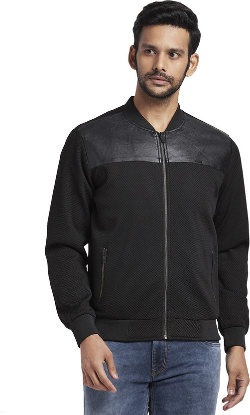 parx full sleeve solid men jacket