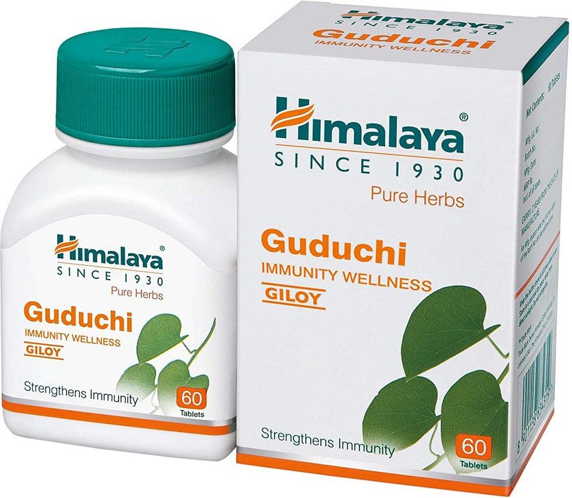 HIMALAYA Guduchi Immunity Wellness (Giloy) 60 Tablets(Pack of 2, 60 Tablets)
