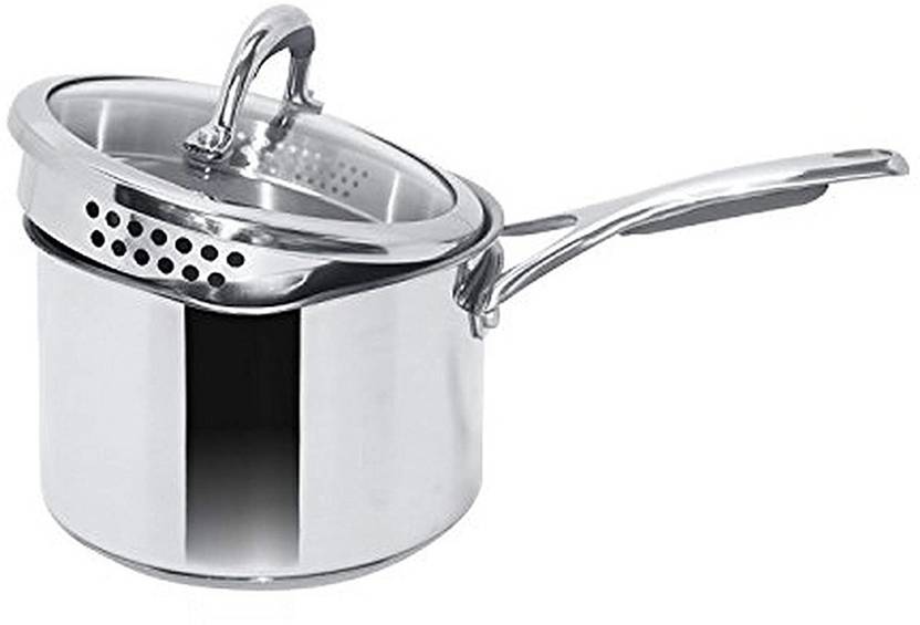 Meyer Select Stainless Steel Straining Sauce Pan 16 cm diameter with