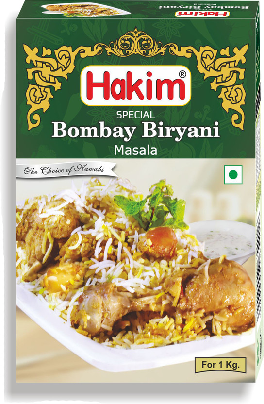 HAKIM India'S 1St Authentic Mughlai Special Bombay biryani Masala - Pack of 6 - 60 Grams Each(6 x 60 g)