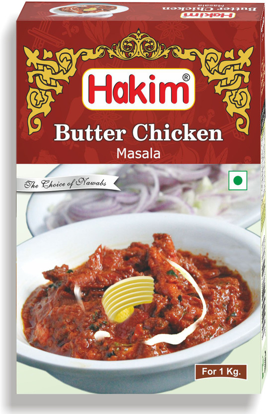 HAKIM India'S 1St Authentic Mughlai Butter Chicken Masala - Pack of 6 - 50 Grams Each(6 x 50 g)