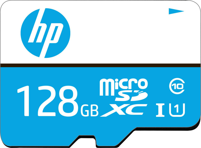 HP MX310/mi310 UHS-I U1 128 GB MicroSDHC Class 10 100 MB/s  Memory Card Compatible with Mobile, Tablet, Camera, Computer, Gaming Console
