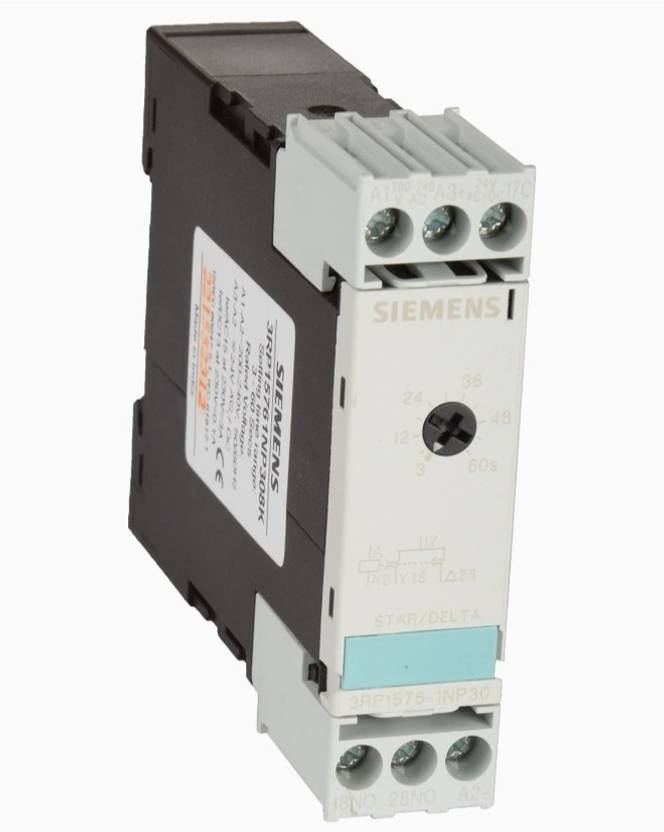 Siemens 3RP15761NP308K STAR DELTA TIMER Programmable Electronic Timer