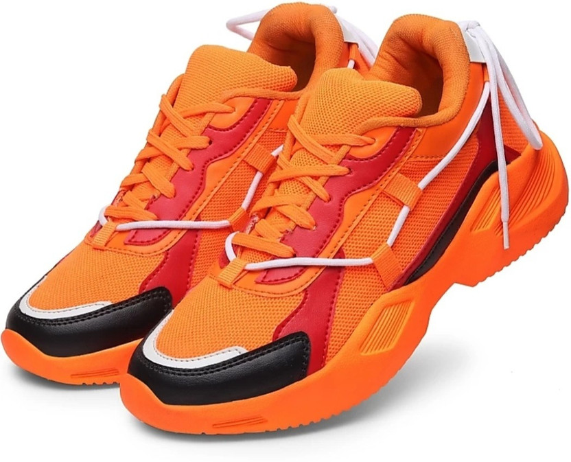 Orange colour shoes flipkart clearance