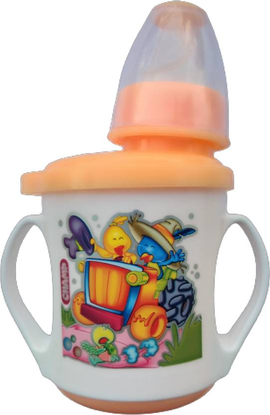 Enorme Babies Plastic Sippy/Sipper Ample Cup with Sipper Corver and