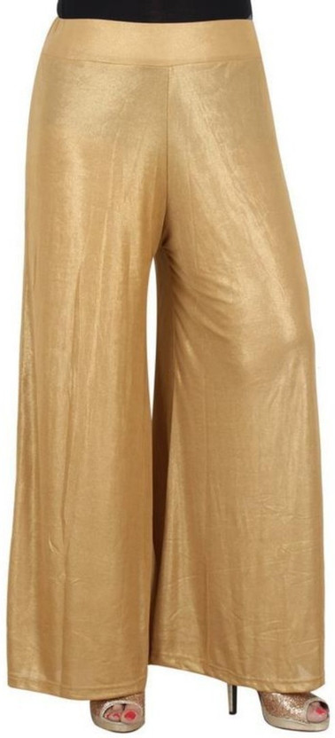 Dream Dream & Dzire Relaxed Women Gold Trousers - Flipkart Deal