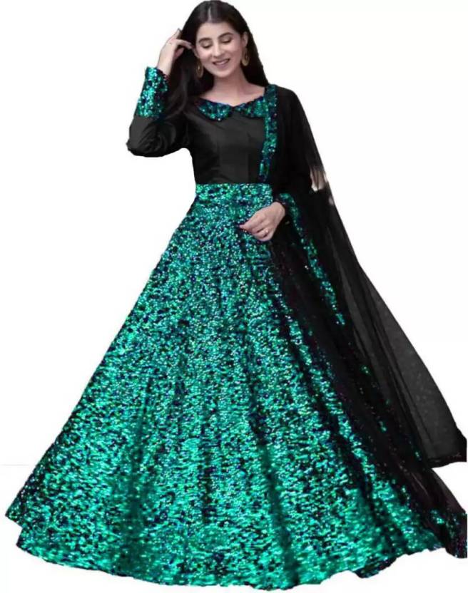 sat shree fab Anarkali Gown Price in India - Buy sat shree fab Anarkali Gown  online at 